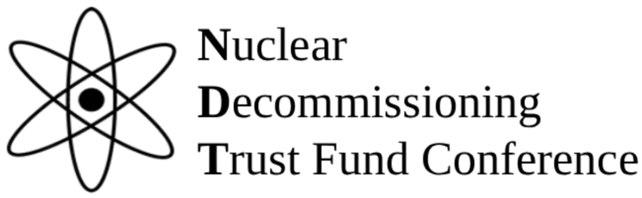 Logo reading 'Nuclear Decommissioning Trust Fund' with black text on white background.